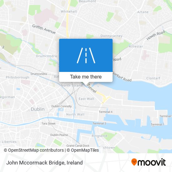 John Mccormack Bridge map