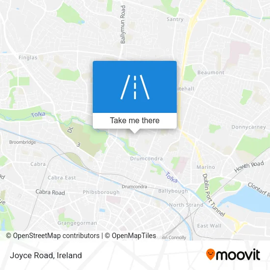 Joyce Road map