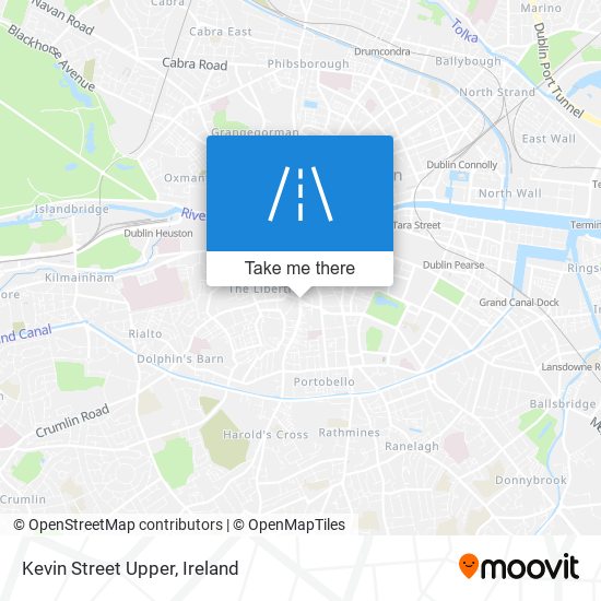 Kevin Street Upper map