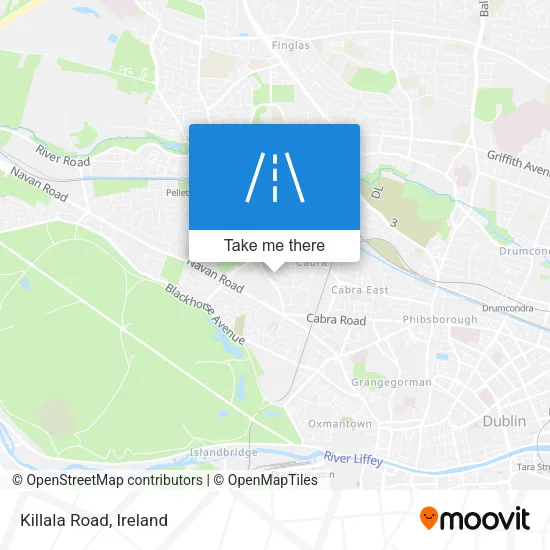 Killala Road map