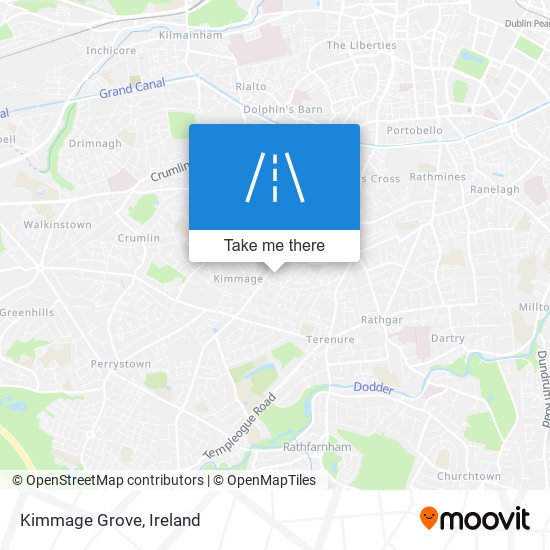 Kimmage Grove map