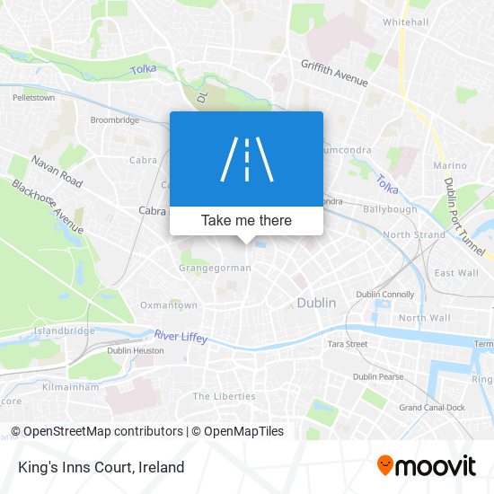 King's Inns Court map