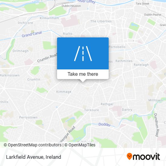 Larkfield Avenue map