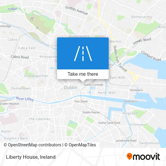 Liberty House map