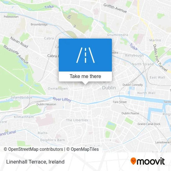 Linenhall Terrace map