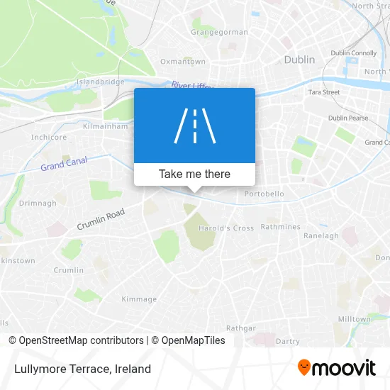 Lullymore Terrace map
