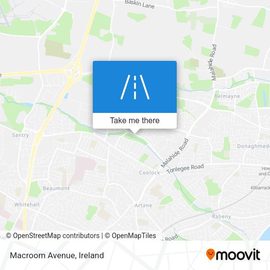 Macroom Avenue map