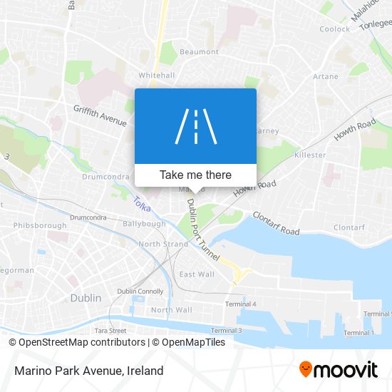 Marino Park Avenue map