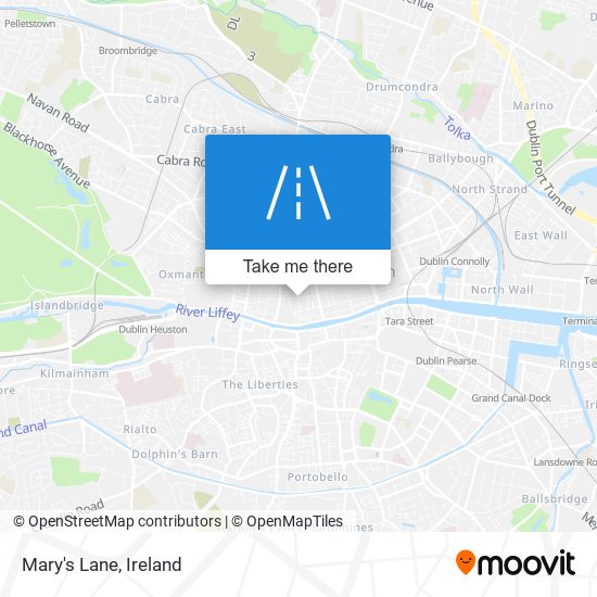 Mary's Lane map