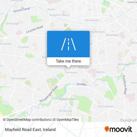 Mayfield Road East map