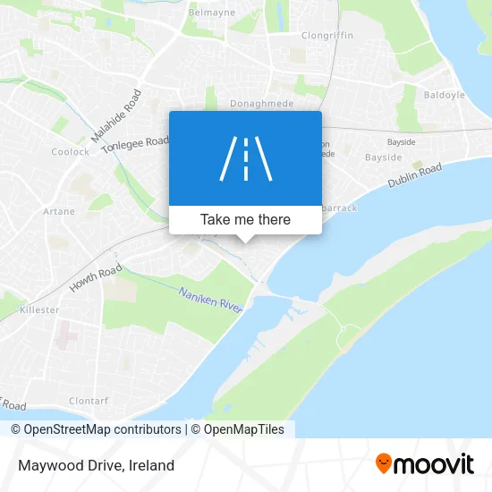 Maywood Drive map