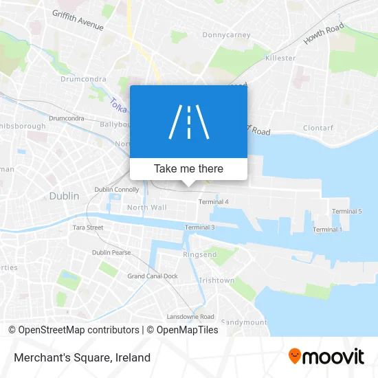 Merchant's Square map