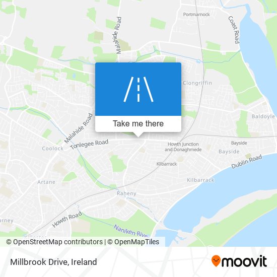 Millbrook Drive map