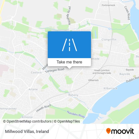 Millwood Villas map