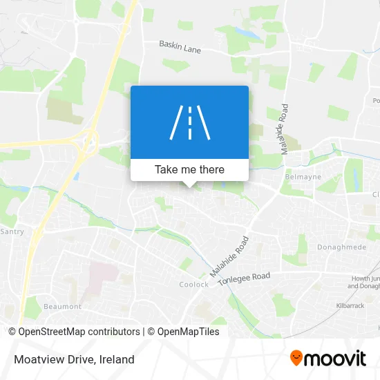 Moatview Drive map