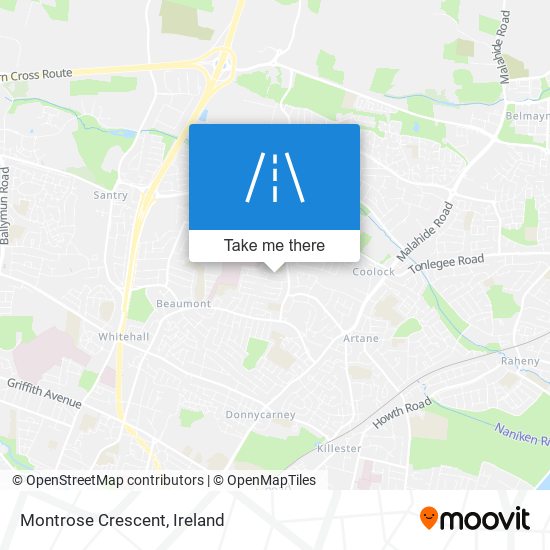 Montrose Crescent map