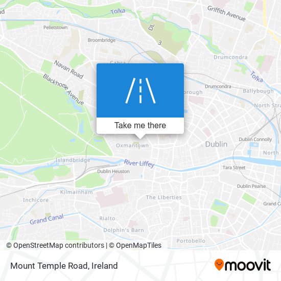 Mount Temple Road map