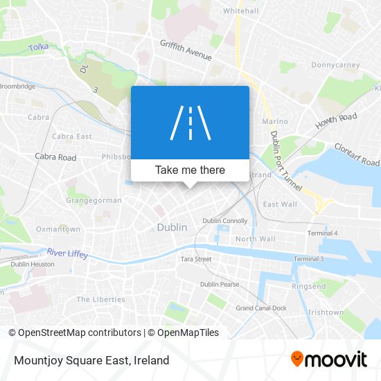 Mountjoy Square East map