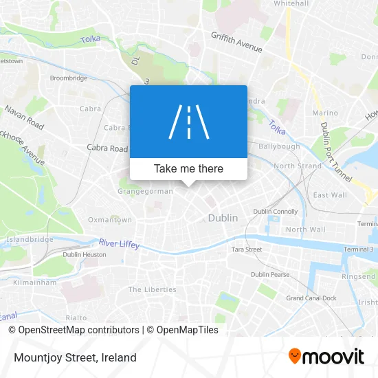 Mountjoy Street map