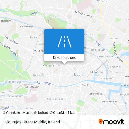 Mountjoy Street Middle map