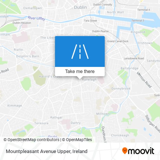 Mountpleasant Avenue Upper map