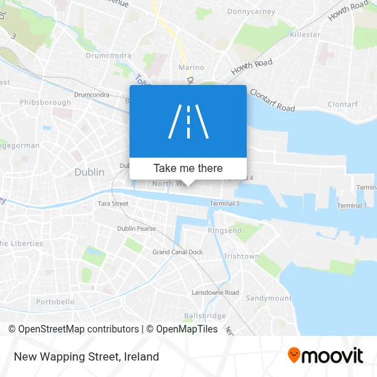 New Wapping Street map