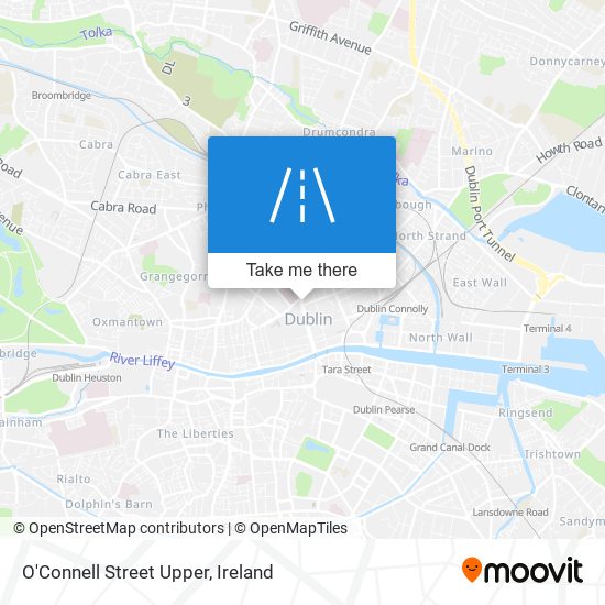 O'Connell Street Upper map