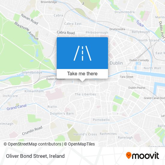 Oliver Bond Street map