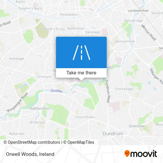 Orwell Woods map