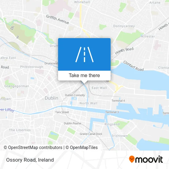 Ossory Road map