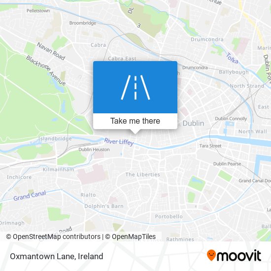 Oxmantown Lane plan