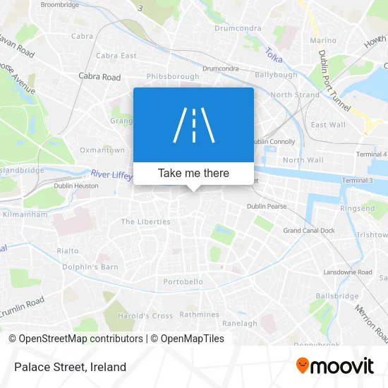 Palace Street map