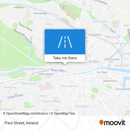 Paul Street map