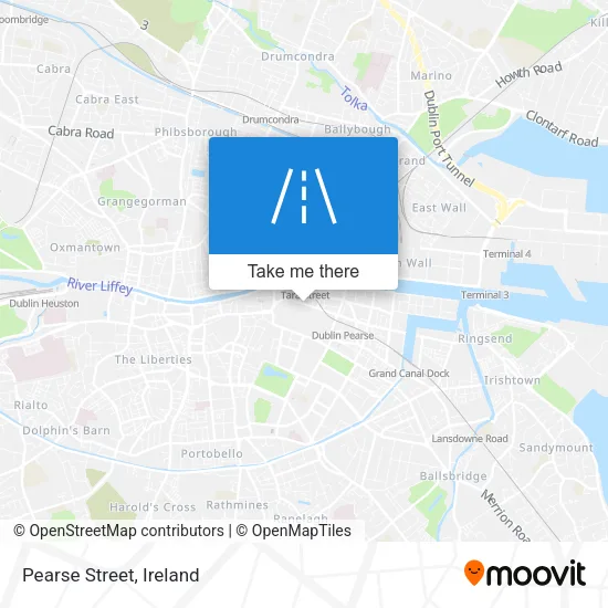 Pearse Street map