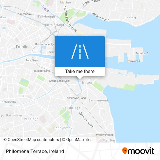 Philomena Terrace map
