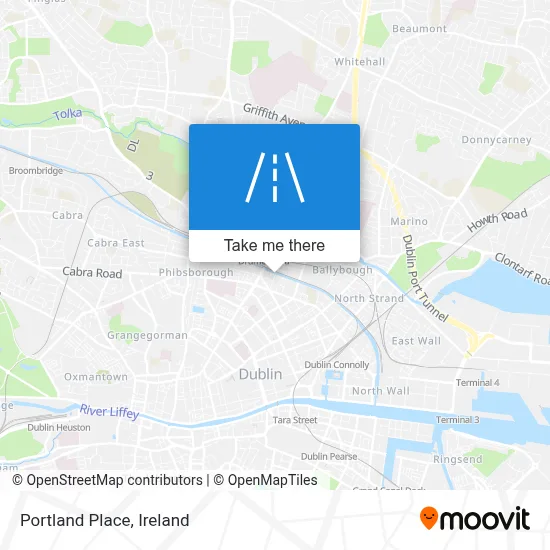 Portland Place map
