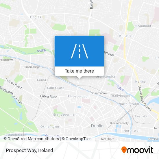 Prospect Way map