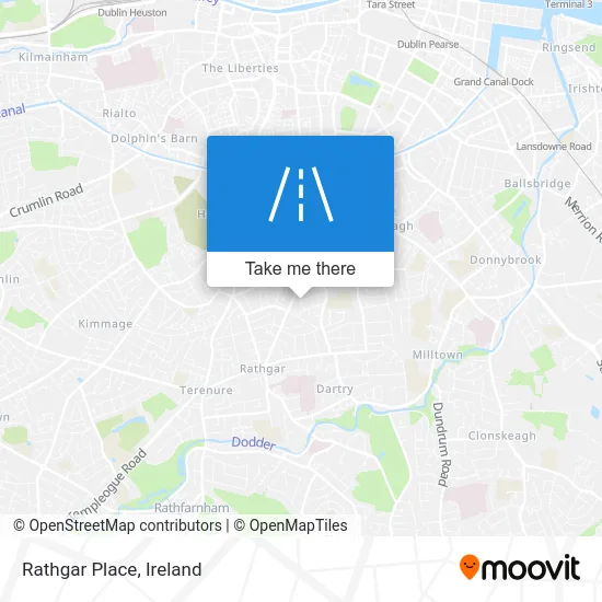 Rathgar Place map
