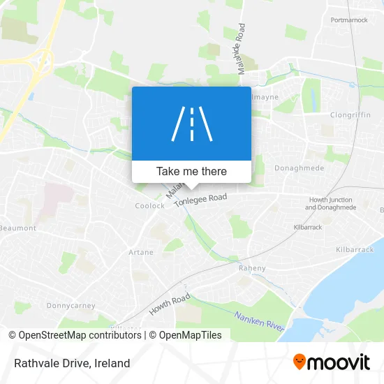 Rathvale Drive map