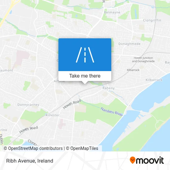 Ribh Avenue map