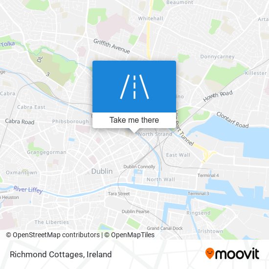 Richmond Cottages map