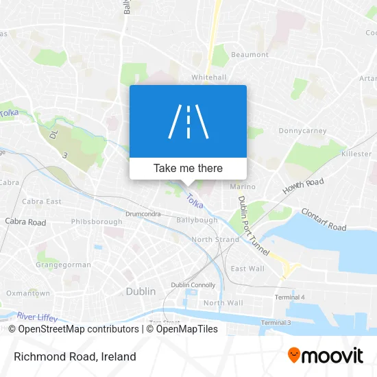 Richmond Road map