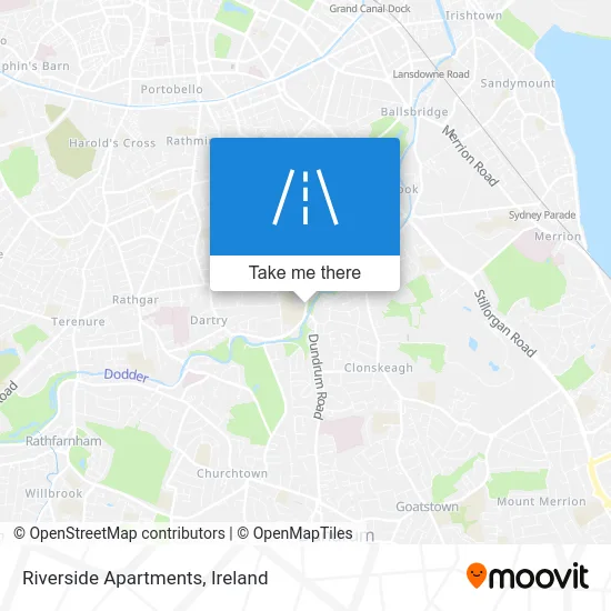 Riverside Apartments map