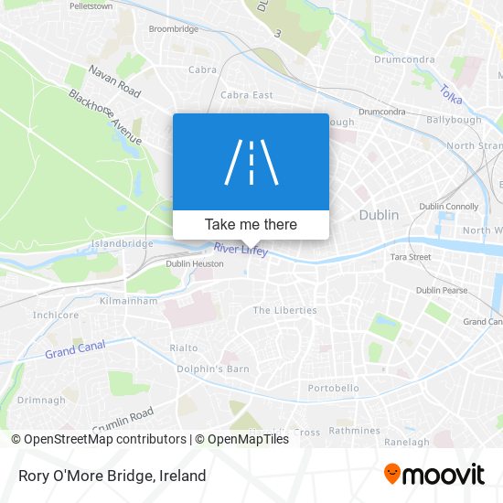 Rory O'More Bridge map