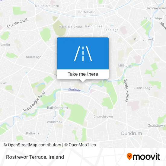 Rostrevor Terrace map