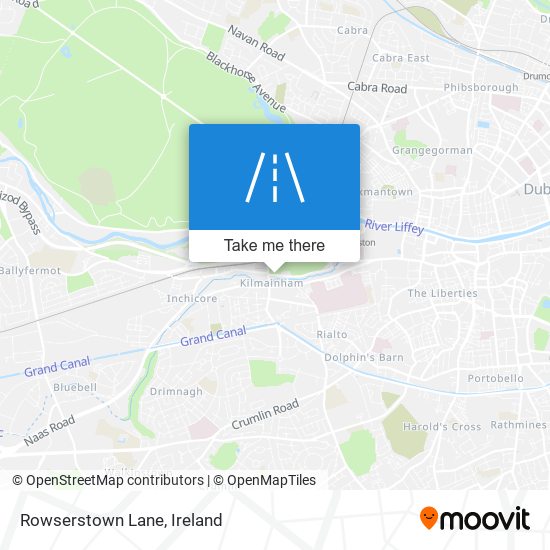 Rowserstown Lane map