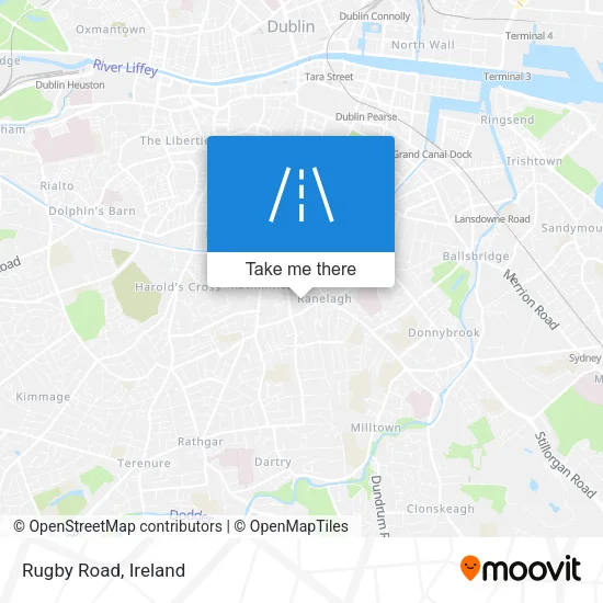 Rugby Road map
