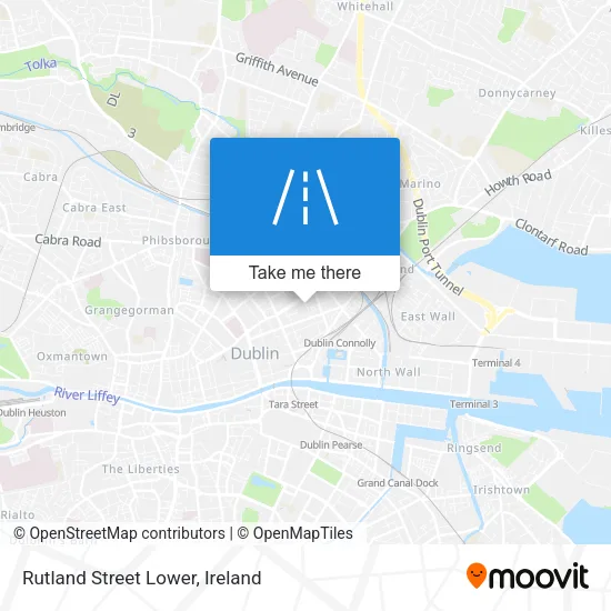 Rutland Street Lower map