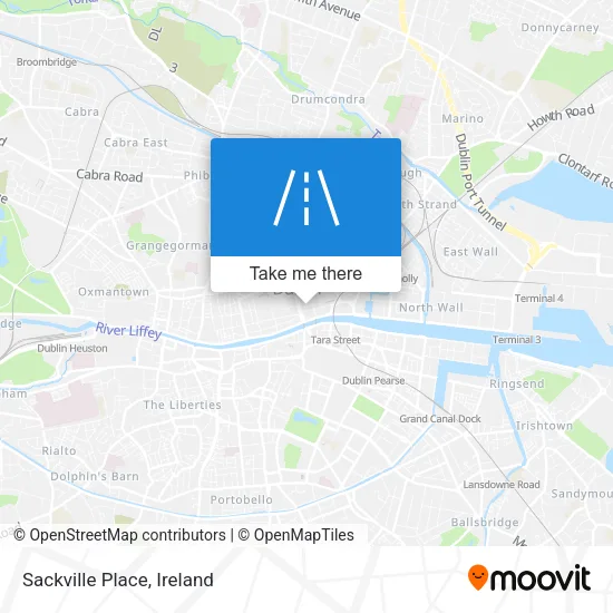 Sackville Place map