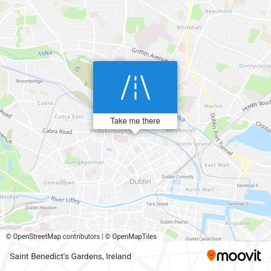 Saint Benedict's Gardens map
